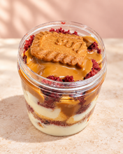 Load image into Gallery viewer, Red Velvet Cookie Butter cake jar — photo restyled from the original product
