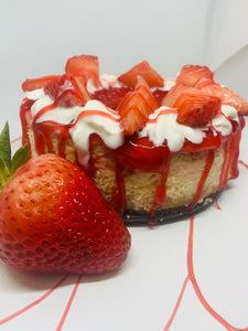 Personal Strawberry Cheesecake